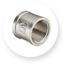 Латунные муфта и ниппель